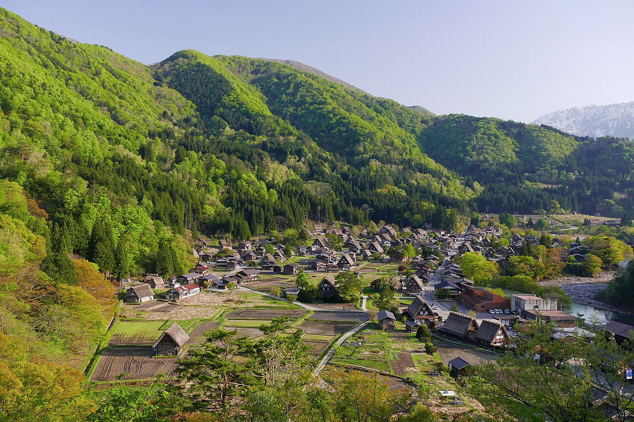 白川郷の合掌造り
